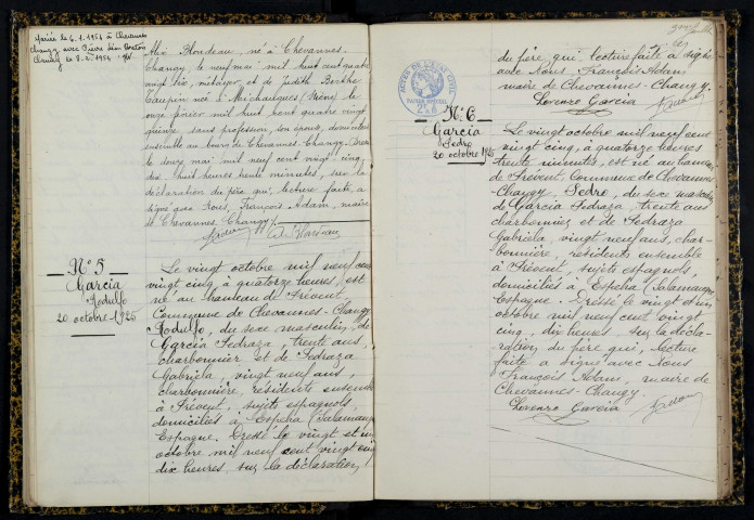 Chevannes-Changy : actes d'état civil.