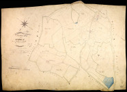 Saint-Parize-le-Châtel, cadastre ancien : plan parcellaire de la section B dite de Limoux, feuille 8