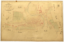 Corbigny, cadastre ancien : plan parcellaire de la section D dite de la Ville, feuille 3