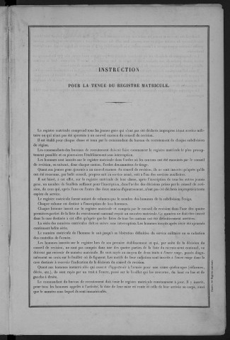 Bureau de Nevers, classe 1886 : fiches matricules n° 1 à 499