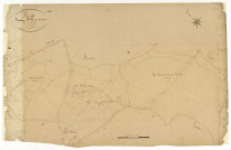 Luzy, cadastre ancien : plan parcellaire de la section D dite de Bussière, feuille 3