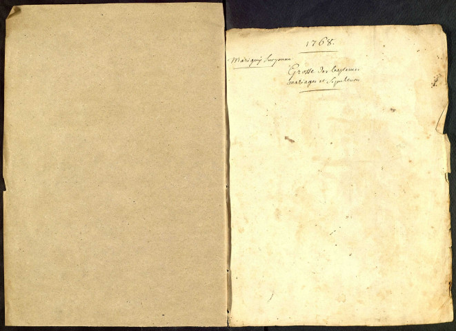 Marigny-sur-Yonne : registres paroissiaux.