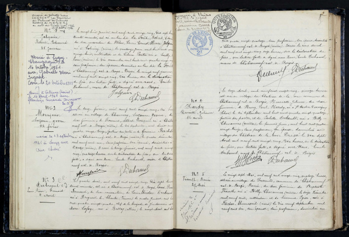 Châteauneuf-Val-de-Bargis : actes d'état civil.