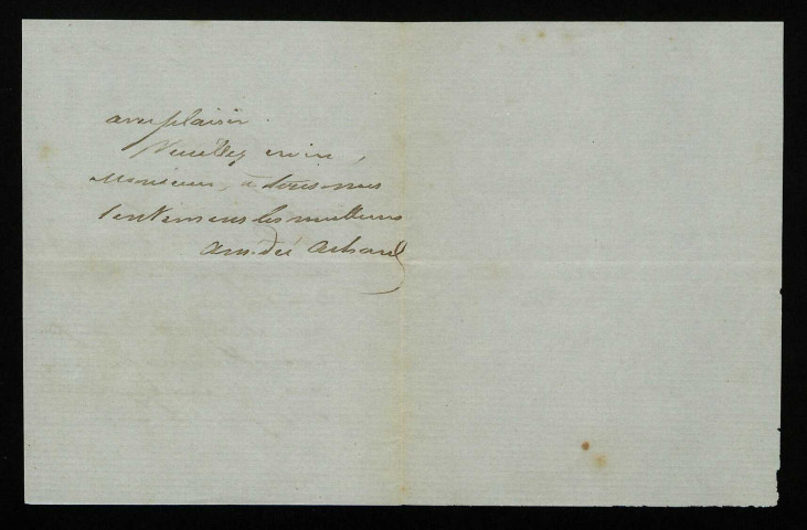 ACHARD (Amédée), écrivain (1814-1875) : 3 lettres.