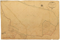 Dompierre-sur-Nièvre, cadastre ancien : plan parcellaire de la section B dite de Fontaraby, feuille 3