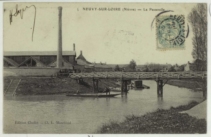 NEUVY-sur-LOIRE – (Nièvre) – La Passerelle