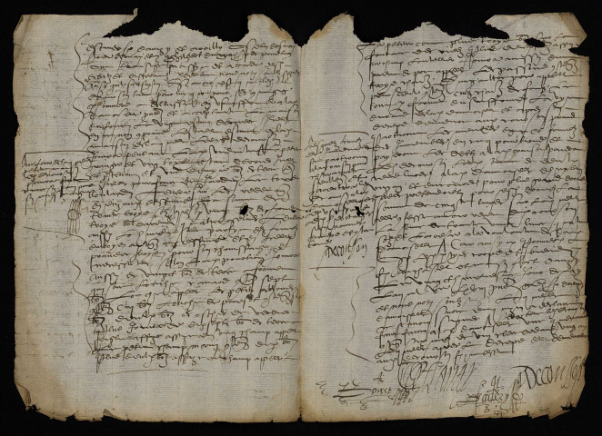 Contentieux (procédure civile). - Succession de Gabriel de Courson, répartition entre Françoise de Frasnay sa veuve et leurs communs : partage.