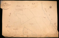 Saint-Martin-sur-Nohain, cadastre ancien : plan parcellaire de la section B dite de Saint-Martin, feuille 8