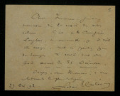 HALÉVY (Ludovic), écrivain (1834-1908) : 2 lettres.