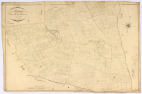 Alligny-Cosne, cadastre ancien : plan parcellaire de la section D dite du Chalumeau, feuille 2