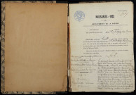 Montigny-sur-Canne : actes d'état civil.