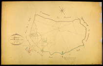 Mouron-sur-Yonne, cadastre ancien : plan parcellaire de la section B dite de Coulon, feuille 1