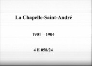 La Chapelle-Saint-André : actes d'état civil.