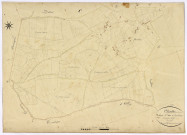 Châtillon-en-Bazois, cadastre ancien : plan parcellaire de la section C dite de Bernière, feuille 3