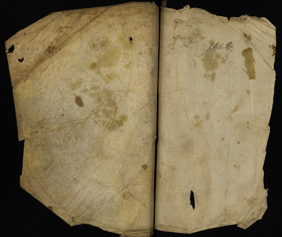 Terrier incomplet d'Imphy, rédigé par Louis de France, notaire royal au bailliage de Saint-Pierre-le-Moûtier, pour Louis d'Ancienville, chevalier de l'ordre du roi, baron de Révillon, et Françoise de La Platière, son épouse, seigneur et dame des Bordes, de Frasnay-les-Chanoines, Ourouër, Montigny-aux-Amognes, Saint-Firmin de Bussy et Troisaigues (Traizaigle) en Nivernais et d'Imphy en Bourbonnais.