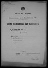 Nevers, Quartier de Loire, 3e section : recensement de 1931