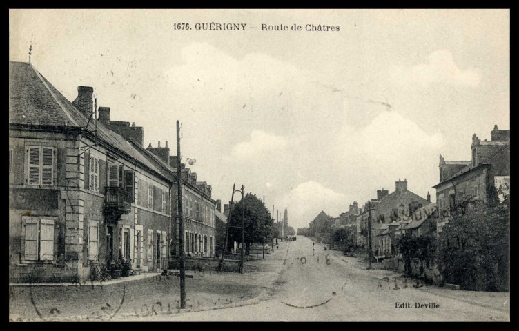 GUERIGNY – 1676 – Route de Châtres
