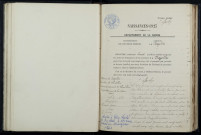 Bazolles : actes d'état civil.