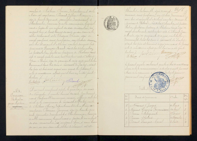 Lavault-de-Frétoy : actes d'état civil.