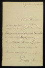 ROUMIER (Léonie), à Gouloux (Nièvre) : 1 lettre.