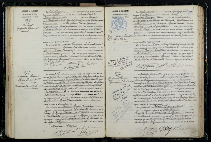 La Charité-sur-Loire : actes d'état civil.