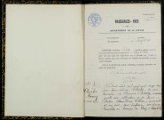 Bussy-la-Pesle : actes d'état civil.