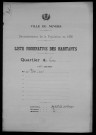 Nevers, Quartier de Loire, 11e section : recensement de 1936