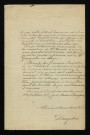 DARGELAS (André-Henri), peintre et poète (1828-1906) : 3 lettres, manuscrit.