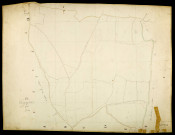 Parigny-les-Vaux, cadastre ancien : plan parcellaire de la section O, feuille 1