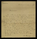 CELSING, secrétaire du roi de Suède : 1 lettre.
