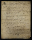 Biens et droits. - Obligation de cheptel pour Marie Berger veuve Dien à Nevers, engagement envers Desprez seigneur de Cougny (commune de Saint-Jean-aux-Amognes) : copie du traité du 11 juin 1676.