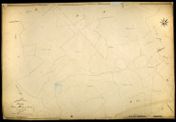 Moux-en-Morvan, cadastre ancien : plan parcellaire de la section B dite de Chevigny, feuille 7
