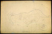 Mouron-sur-Yonne, cadastre ancien : plan parcellaire de la section C