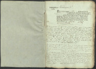 Vandenesse : registres paroissiaux.