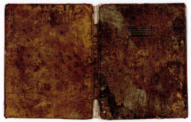 Atlas des plans de la terre de Meauce, levés par le sieur Radot géomètre féodiste, pour Benoît Moreau, seigneur de Meauce et autres lieux : atlas terrier.