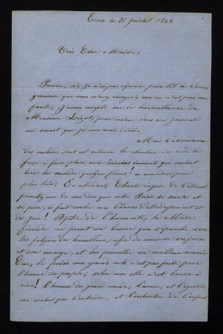 DUHEM (Pierre), tisserand et poète à Roubaix (Nord) : 12 lettres, manuscrit.