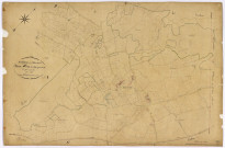 Alligny-en-Morvan, cadastre ancien : plan parcellaire de la section H dite de Champcomaux, feuille 3