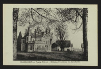 CHALLUY – Maucouvent par Plagny (Nièvre) - Château et Communs vus de la Serre