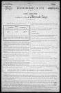 Chevannes-Changy : recensement de 1901