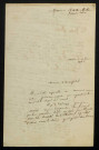 FOULC (Jacques), professeur et poète (1800-1872) : 13 lettres, manuscrit.