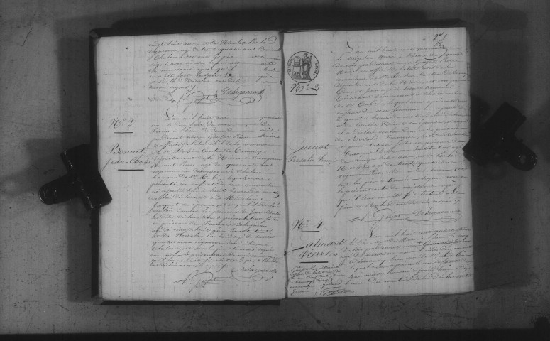 Saint-Aubin-des-Chaumes : actes d'état civil.