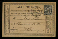 MARTHELOT (C.), imprimeur à Paris : 1 lettre.