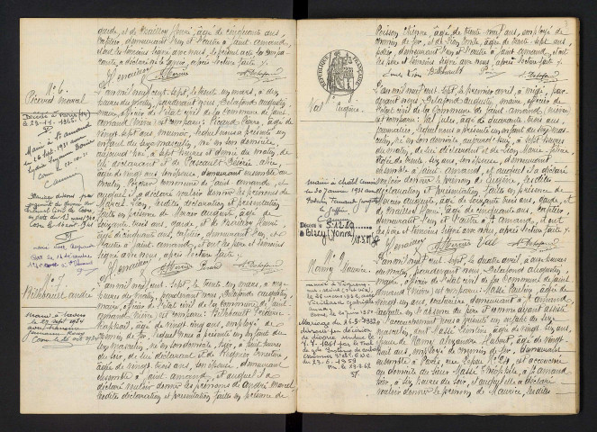 Saint-Amand-en-Puisaye : actes d'état civil.