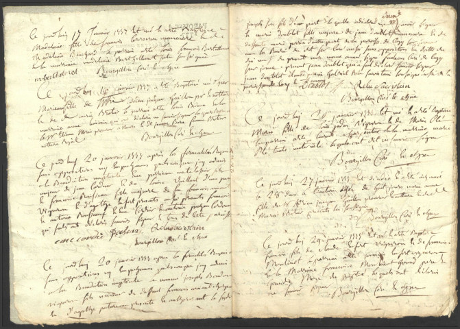 Tannay : registres paroissiaux.