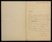 GILLIÉRON (Jules), linguiste (1854-1926) : 1 lettre.