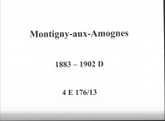 Montigny-aux-Amognes : actes d'état civil (décès).
