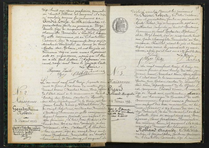 Saint-Martin-sur-Nohain : actes d'état civil.