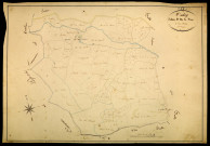 Onlay, cadastre ancien : plan parcellaire de la section D dite de Brion, feuille 1
