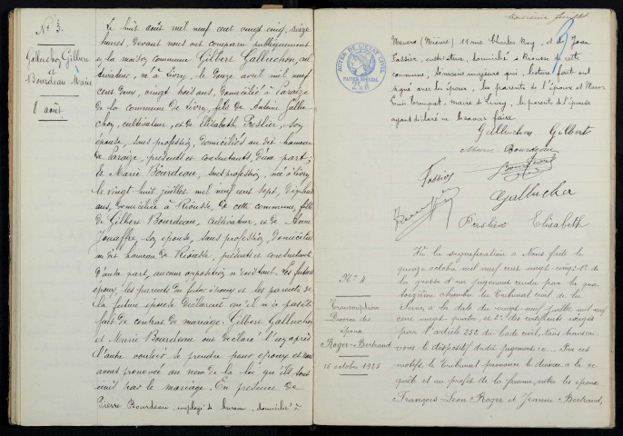 Livry : actes d'état civil.