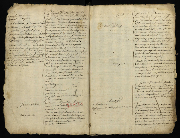 Pièce 2. - Extrait du terrier de la terre, justice et seigneurie d'Azy.